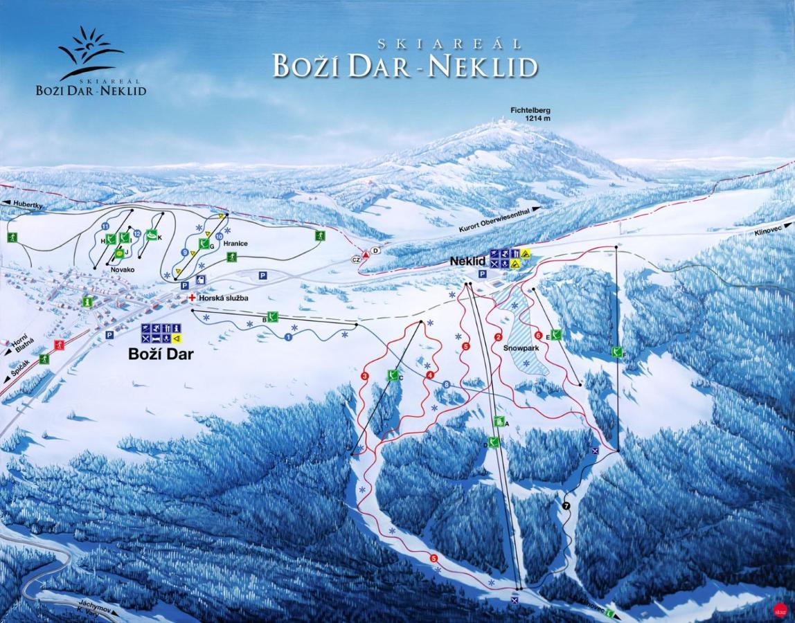 Apartmán NESS Bozi Dar Exterior foto